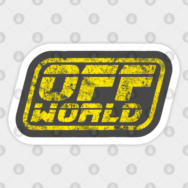 Off World Sticker by sketchfiles